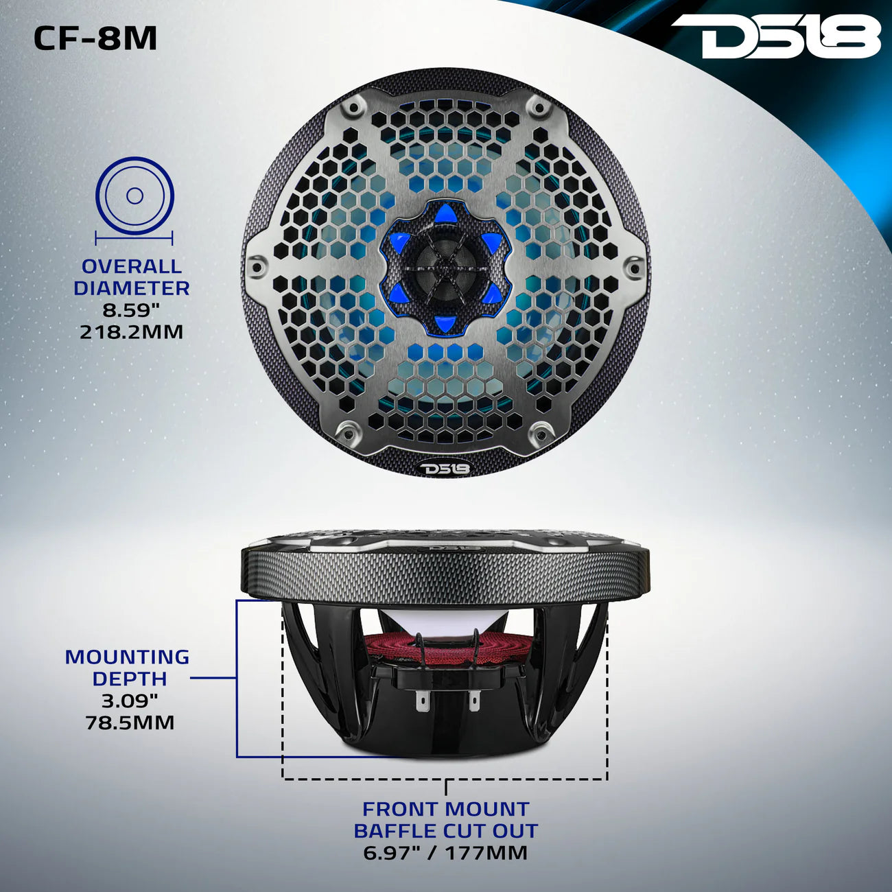 DS18 NXL-8M 8"