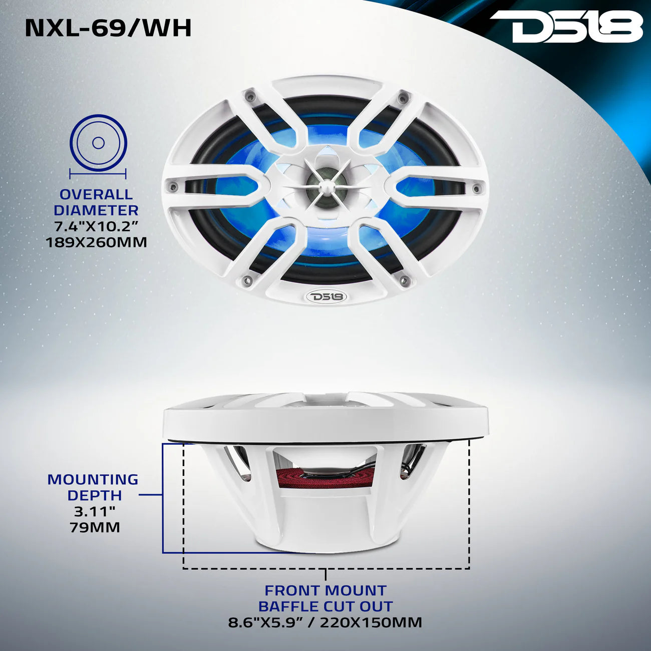 DS18 NXL-69 6x9"
