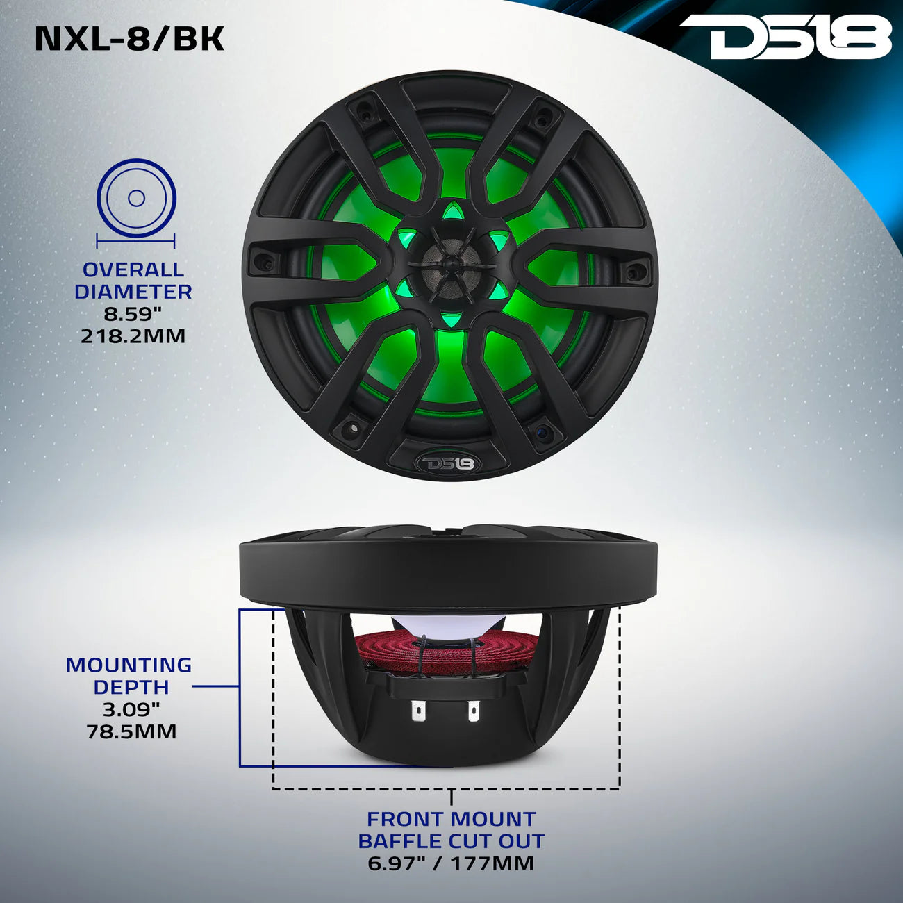 DS18 NXL-8 8"