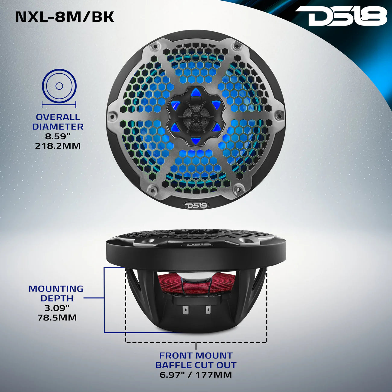 DS18 NXL-8M 8"