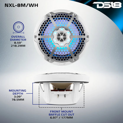 DS18 NXL-8M 8"
