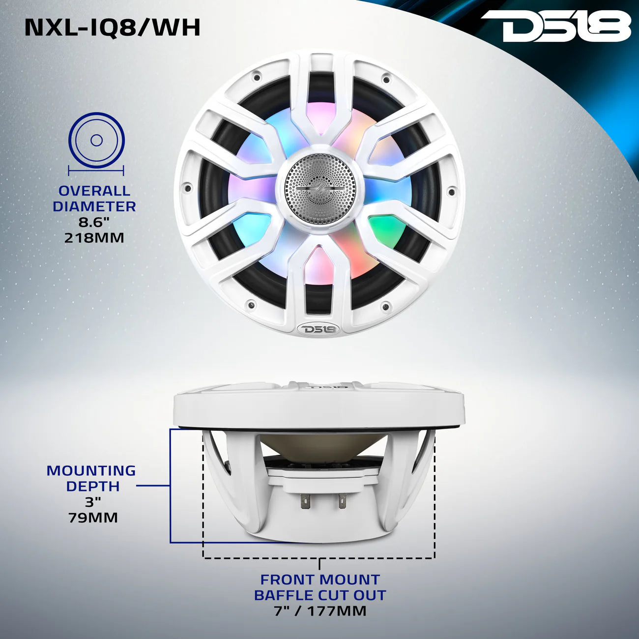DS18 NXL-IQ8 8"
